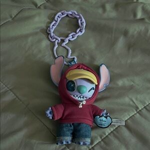 Disney Stitch Toy with Red Hoodie